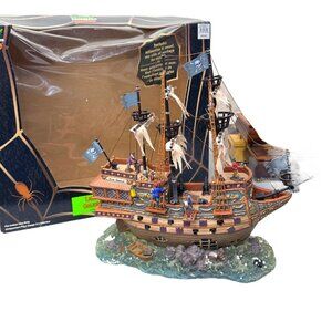Lighted Ghost Galleon Animated Halloween Decor Spooky Nautical Display WORKS